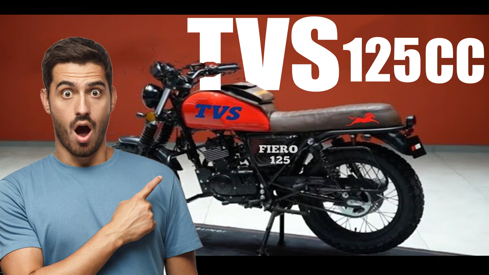 tvs fiero 125 on road price